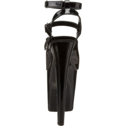 Nero Verniciato 20 cm XTREME-873 Tacchi Alti Plateau