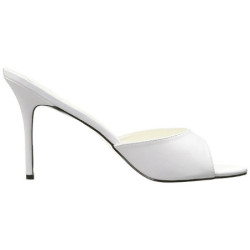 Bianco 10 cm CLASSIQUE-01 ciabatta donna tacco basso