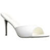 Bianco 10 cm CLASSIQUE-01 ciabatta donna tacco basso