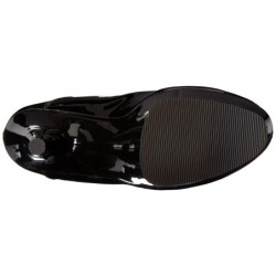 Nero Verniciata 18 cm ADORE-3028 plateau stivali alti con tacco