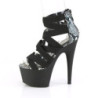 Nero banda elasticizzata 18 cm ADORE-748SP scarpe da donna pleaser