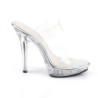 Bianco 13 cm Fabulicious LIP-102-1 Plateau Mules Alte
