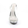 Bianco 13 cm Fabulicious LIP-102-1 Plateau Mules Alte