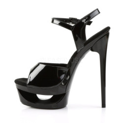 Nero 16,5 cm ECLIPSE-609 Scarpe Stiletto Tacco