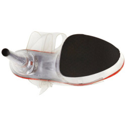 Rosso 20 cm FLAMINGO-808G Scintillare Plateau Tacchi Alti a Spillo