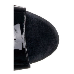 Nero Trasparente 20 cm FLAMINGO-809 Tacchi Alti Plateau