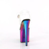 Plateau arcobaleno 19 cm ENCHANT-708RC scarpe da pole dance
