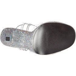 Pietre strass 11,5 cm GALA-08DM Sandali con tacco da cerimonia