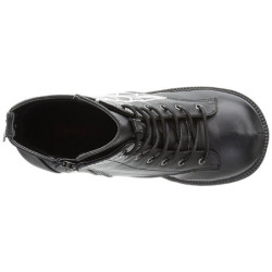 Ecopelle 9,5 cm RANGER-105 stivaletti lolita con plateau