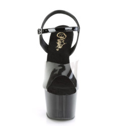 Grigio trasparente 18 cm ADORE-708T-1 scarpe exotic pole