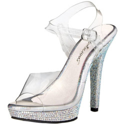 Pietre strass 13 cm LIP-108DM Scarpe da donna con tacco altissime