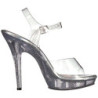 Trasparente 13 cm LIP-108MG Scarpe da donna con tacco altissime