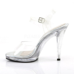 Trasparente 11,5 cm FLAIR-408MG scarpe tacco alto numeri grandi per uomo