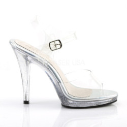 Trasparente 11,5 cm FLAIR-408MG scarpe tacco alto numeri grandi per uomo