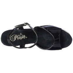 Nero 20 cm FLAMINGO-809LN Tacchi Alti Plateau