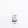 Trasparente 11,5 cm CUPID-408 perspex sandali tacchi alti donna
