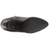 Nero Ecopelle 7,5 cm DIVINE-2018 grandi taglie stivali donna