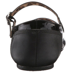 Nero Verniciata ANNA-02 grandi taglie scarpe ballerine