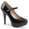 Nero Verniciata 13,5 cm CHLOE-02 grandi taglie scarpe décolleté