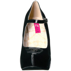 Nero Verniciata 13,5 cm CHLOE-02 grandi taglie scarpe décolleté