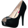 Nero Verniciata 13,5 cm CHLOE-01 grandi taglie scarpe décolleté