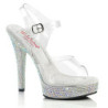 Sandali fabulicious con plateau strass e tacco 13,5 cm MAJESTY-508DM