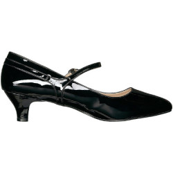 Nero Verniciata 5 cm FAB-425 grandi taglie scarpe décolleté