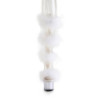Bianco 18 cm ADORE-728F sandalo tacco alto con piume exotic pole