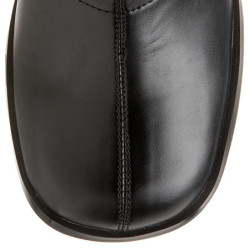 Stivali nera vinile 7,5 cm GOGO-300 stivali tacco alto per uomo e crossdresser