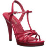 Rosso Vernice 12 cm FLAIR-420 Sandali Donna con Tacco
