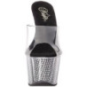 Nero 18 cm ADORE-701SRS Pietre strass plateau ciabatta donna