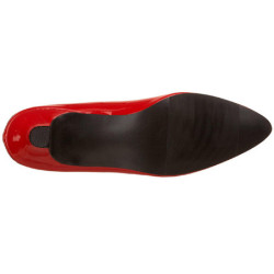 Rosso Vernice 5 cm FAB-420W scarpe décolleté con tacchi bassi