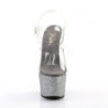 Argento scintillare 18 cm Pleaser ADORE-708OMBRE scarpe con tacchi da pole dance