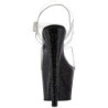 Nero 18 cm ADORE-708MG scintillare plateau sandali donna con tacco