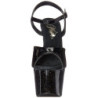 Nero 18 cm ADORE-709MG scintillare plateau sandali donna con tacco