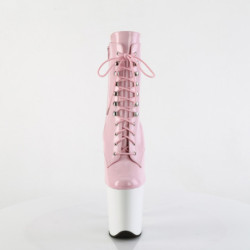 FLAMINGO-1020 20 cm pleaser stivaletti tacco alto plateau rosa