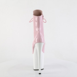 FLAMINGO-1020 20 cm pleaser stivaletti tacco alto plateau rosa