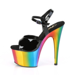 Plateau arcobaleno 18 cm ADORE-709RC-02 scarpe da pole dance