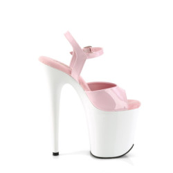 Rosa plateau 20 cm FLAMINGO-809 tacco alto pleaser