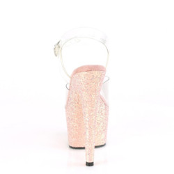 Glitter piattaforma 18 cm ADORE-708LG-4 sandali tacco alto exotic pole