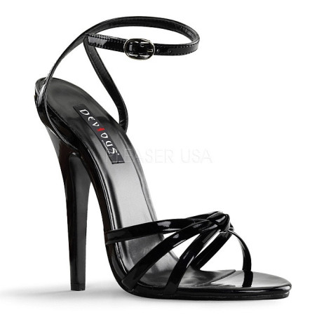 Verniciata 15 cm DOMINA-108 scarpe fetish con tacchi