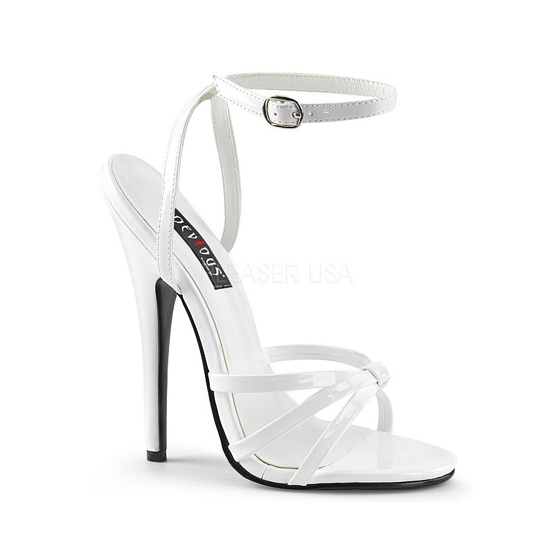 Bianco 15 cm DOMINA-108 scarpe fetish con tacchi