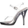 Trasparente 12,5 cm POISE-508 sandali tacchi a spillo