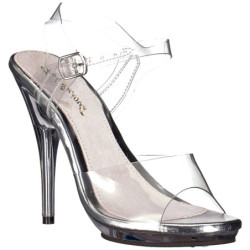 Trasparente 12,5 cm POISE-508 sandali tacchi a spillo