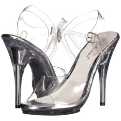 Trasparente 12,5 cm POISE-508 sandali tacchi a spillo