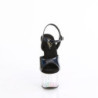 Trasparente plateau 18 cm ADORE-709HT Nero sandali tacchi alti donna
