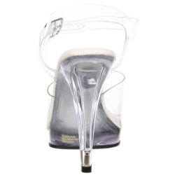 Argento 11,5 cm FLAIR-408 scarpe per trans