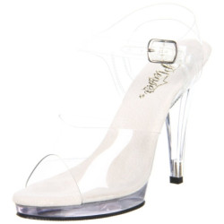 Argento 11,5 cm FLAIR-408 scarpe per trans