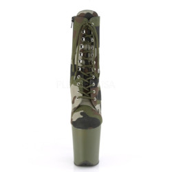 Camoflash Tela 20 cm FLAMINGO-1020CAMO pleaser stivaletti con plateau