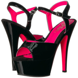 Verniciata 15 cm KISS-209TT Sandali Donna Plateau Neon